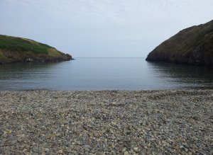 This was on a walk I did - as I went past of my way out, it was warm and sunny and I thought "on the way back, I'll swim". On the way back it was cold and grey. I swam anyway.