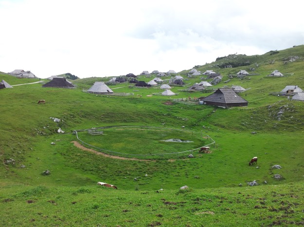 Huts at Velika Planina