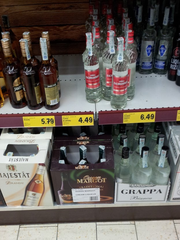 Cheap alcohol in Lidl