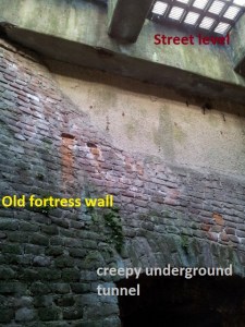 Towards the end of the tour -- of course, as soon as we got out of the museum we had to go look for where this was at street level