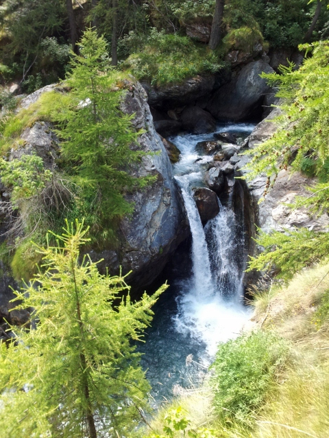 Waterfall near Villanova, Piedmont