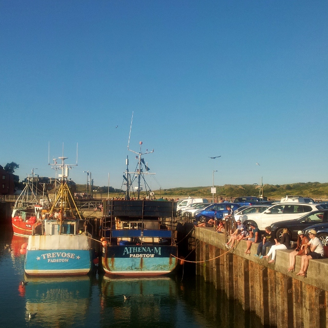 Fishing boats in Padstow harbour, Cornwall