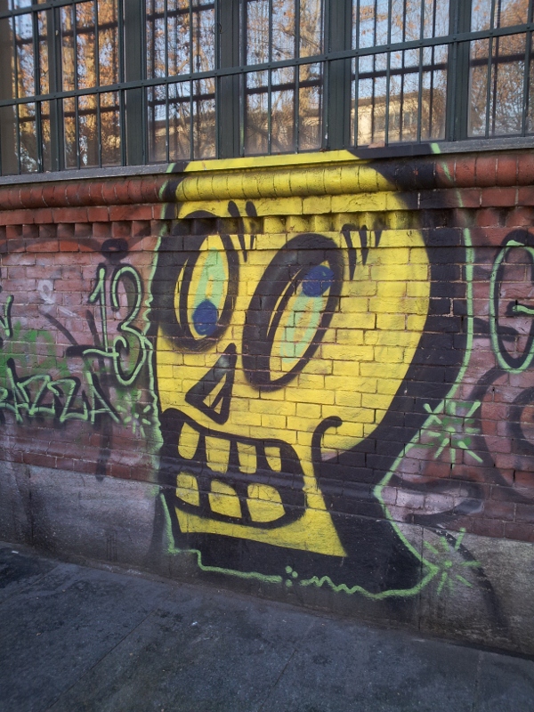 Graffiti skull